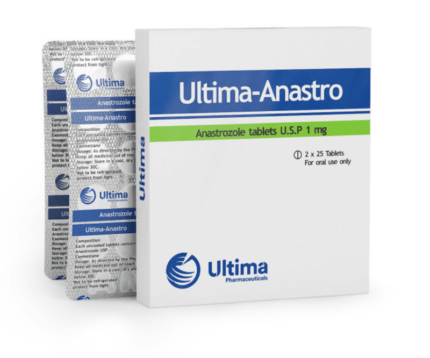 Buy Anastro (Arimidex) Ultima Pharmaceuticals 1mg, 50tab (USA Domestic) Online