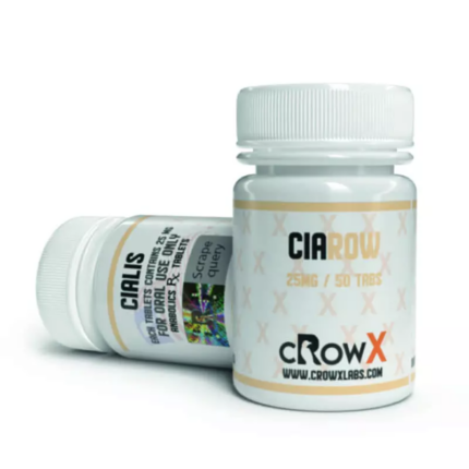 Buy Ciarow (Cialis) cRowX Labs 25mg, 50tab (USA Domestic) Online