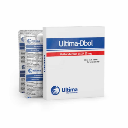 Buy Dbol Ultima Pharmaceuticals 25mg, 50tab (INT) Online