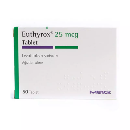 Buy Euthyrox (T4) Merck 25mcg, 50tab (INT) Online