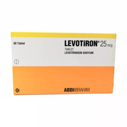 Buy Levotiron (T4) Abdi Ibrahim 25mcg, 50tab (INT) Online