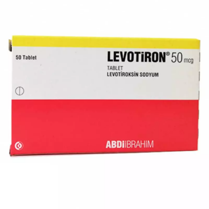 Buy Levotiron (T4) Abdi Ibrahim 50mcg, 50tab (INT) Online