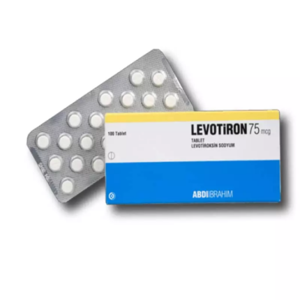 Buy Levotiron (T4) Abdi Ibrahim 75mcg, 50tab (INT) Online