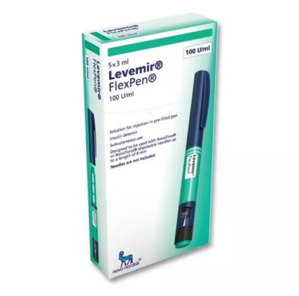 Buy Levemir (Insulin) Novo Nordisk Flexpen, 5x300IU (INT) Online