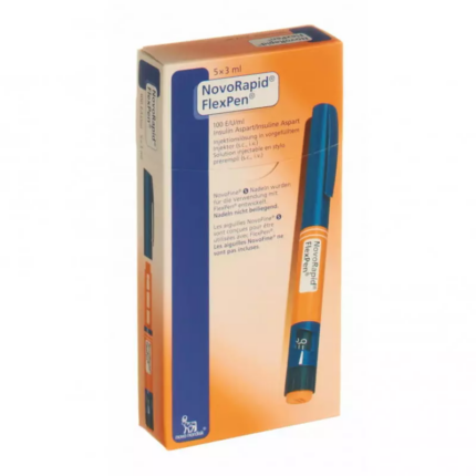 Buy Novorapid Novo Nordisk Flexpen, 5x300IU (INT) Online